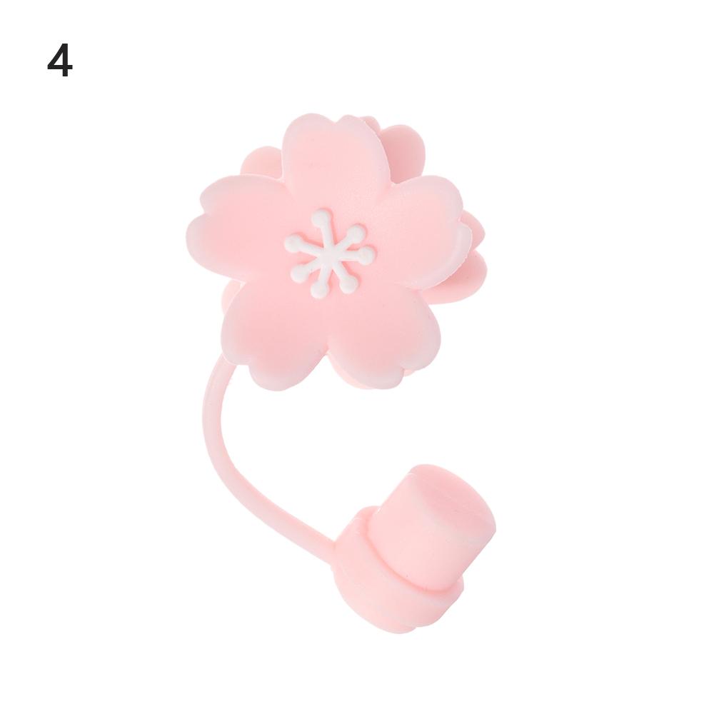 1pcs Reusable Straw Tips Airtight Cartoon Plugs Cover Silicone Straw Plug Cup Accessories Drinking Dust Cap