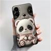 For Cricket Icon 2026 Case AT&T Propel 3 5G (U656AA) Back Cover Cute Love Rabbit Funny Soft Silicone Black Protective Phone Case