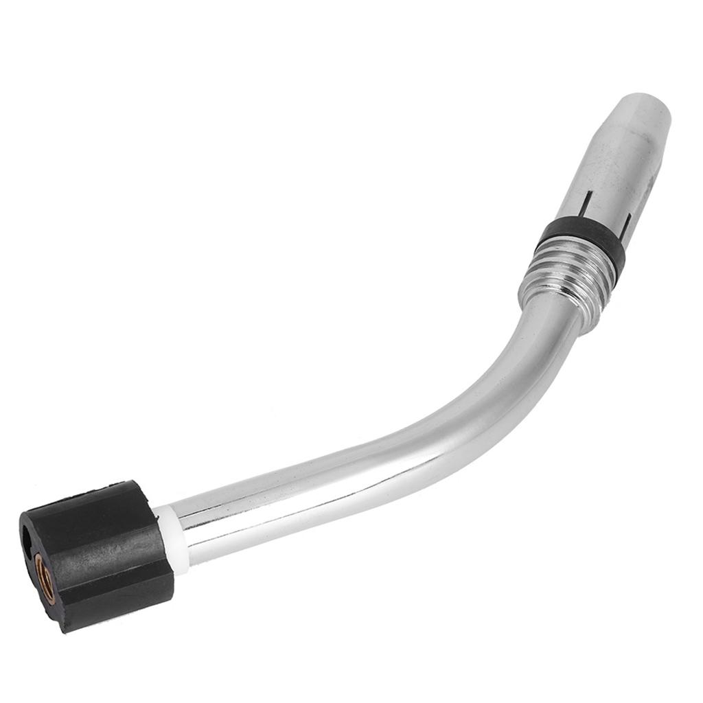 Torcia Saldatura 24KD Collo di Cigno MIG per Stile Binzel Abicor Ugello W 9mm Acciaio Inossidabile Ottone