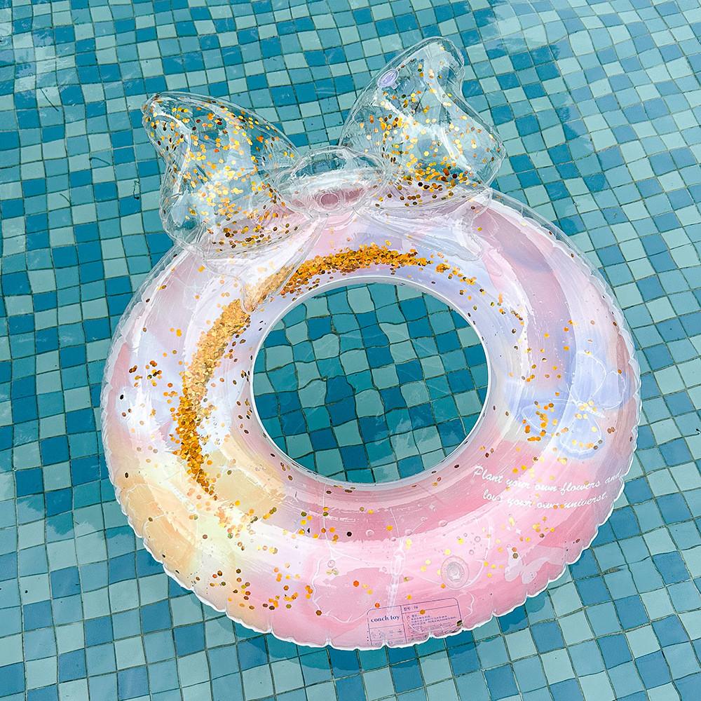 Butterfly Rabbit Ears Wings Mermaid Childrens Inflatable Pool Float With Thickened Pvc For Water Recreation