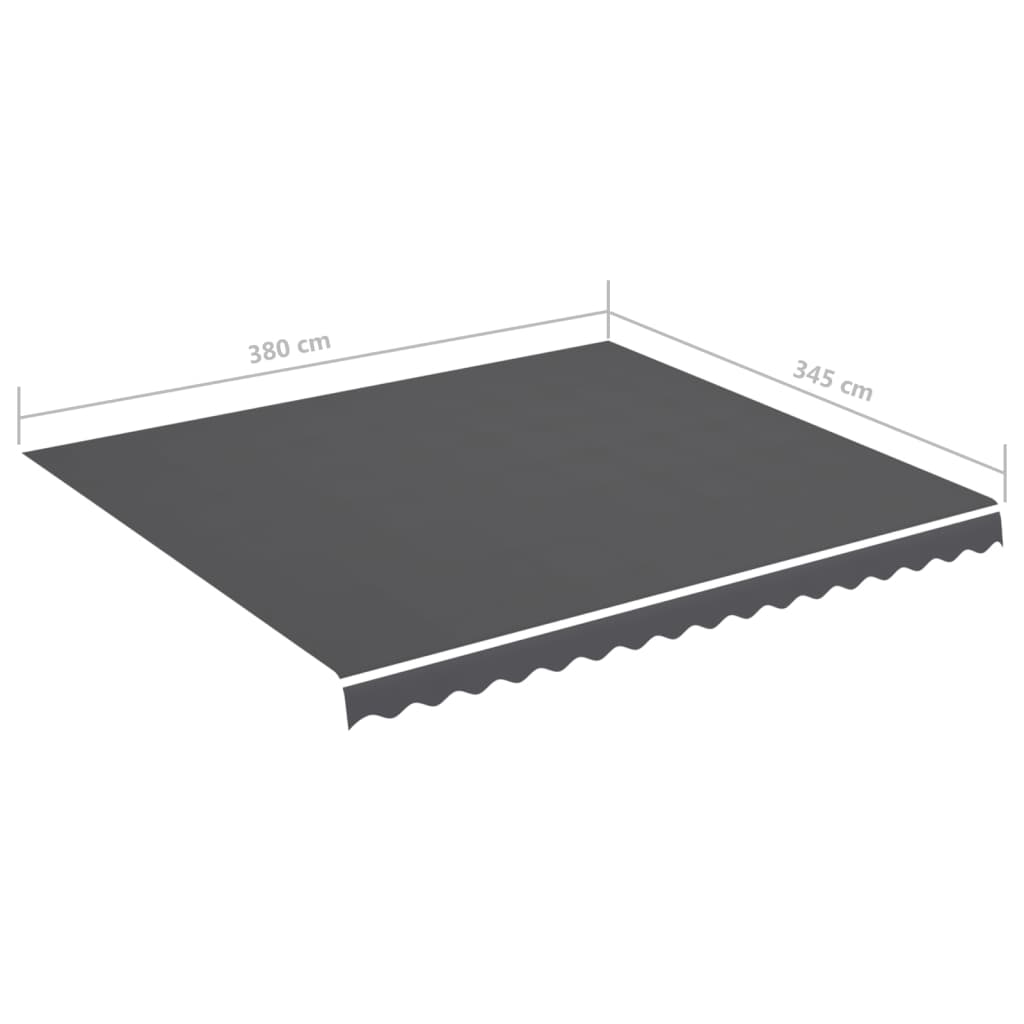 Awning Cover Anthracite 4x3.5 m
