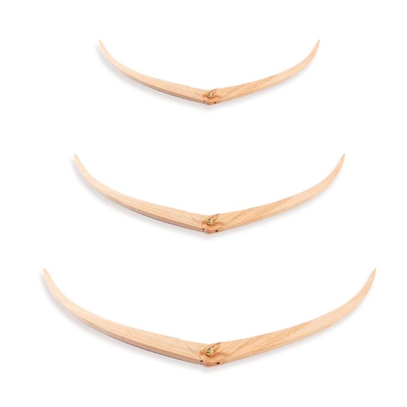 3Pcs Wood Ceramics Caliper Measuring Tool Set Ergonomic Handle Pottery Crafting Calipers for Clay Diameter Measurement