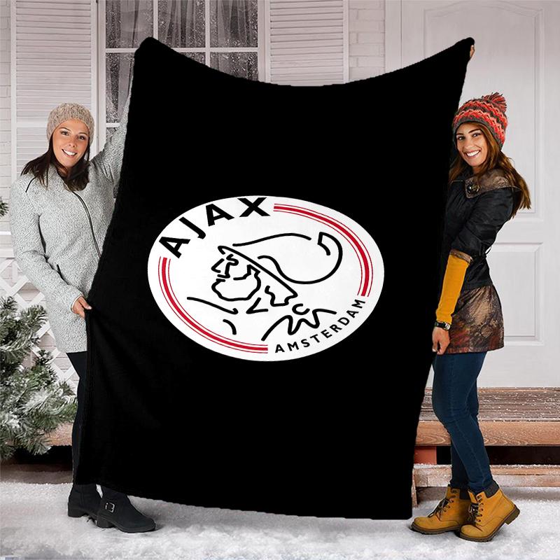 AFC Ajax printed throw blanket—soft,warm;versatile blanket for all seasons—perfect as &air-conditioning throw,nap blanket