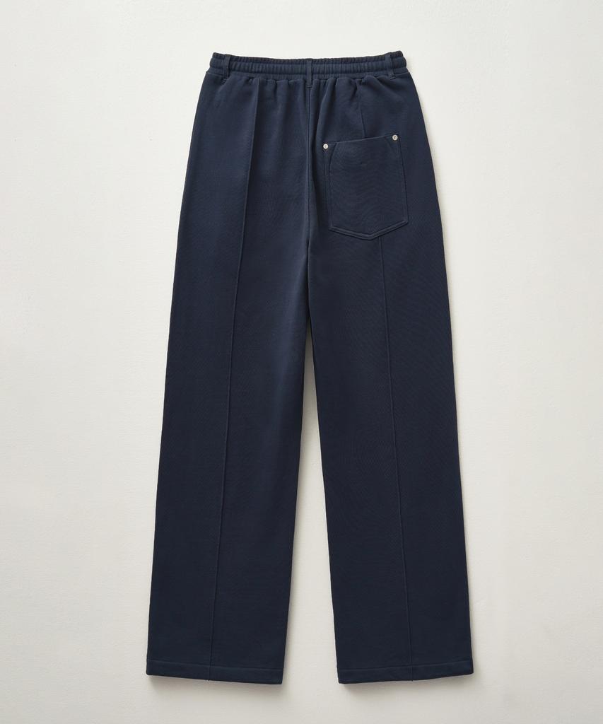 Seteo Cotton Elastic Waist Sweatpants Classic Navy (Type A)