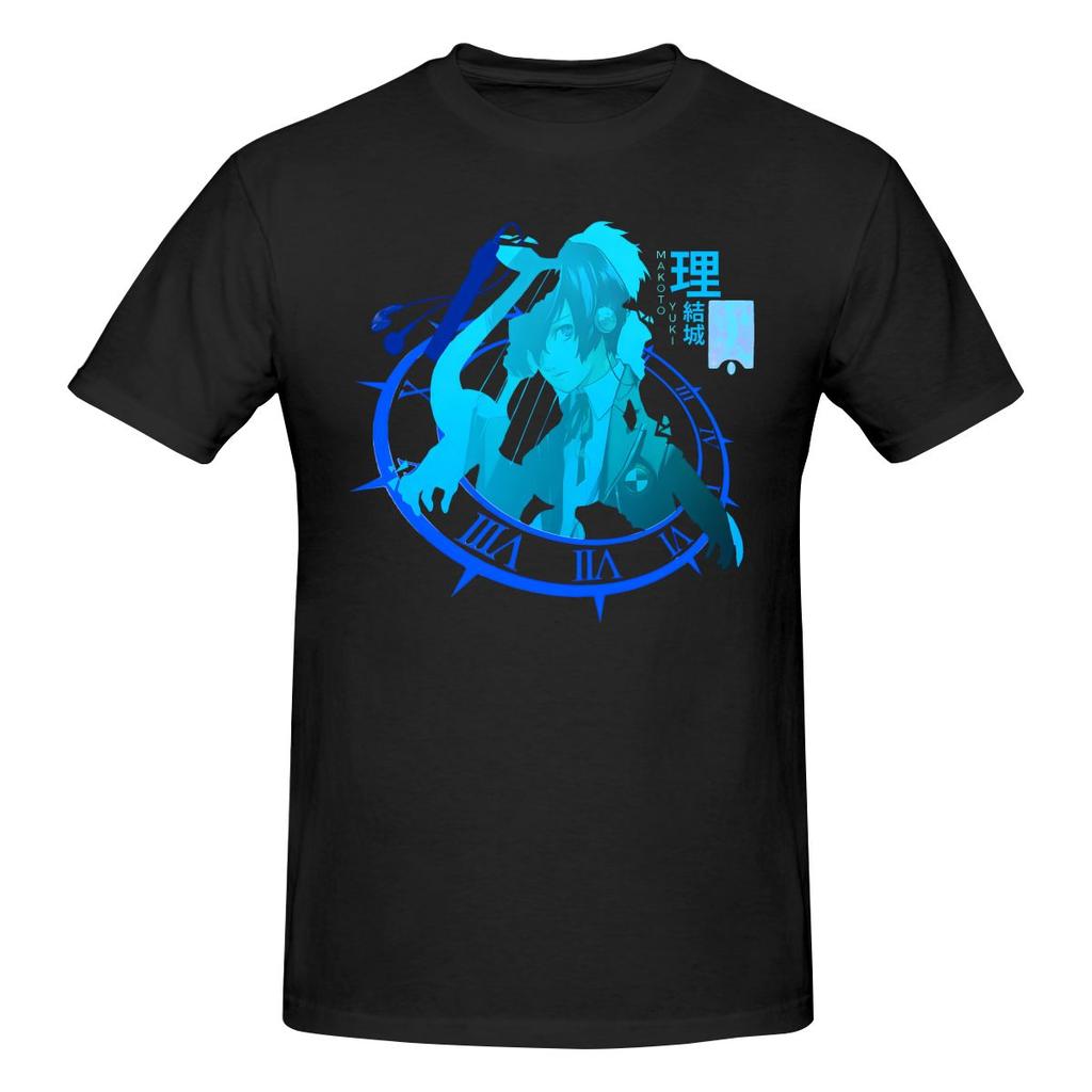 Lustiges Makoto Yuki Held Persona Unisex Gedrucktes T-Shirt Unisex T-Shirt Große Größe
