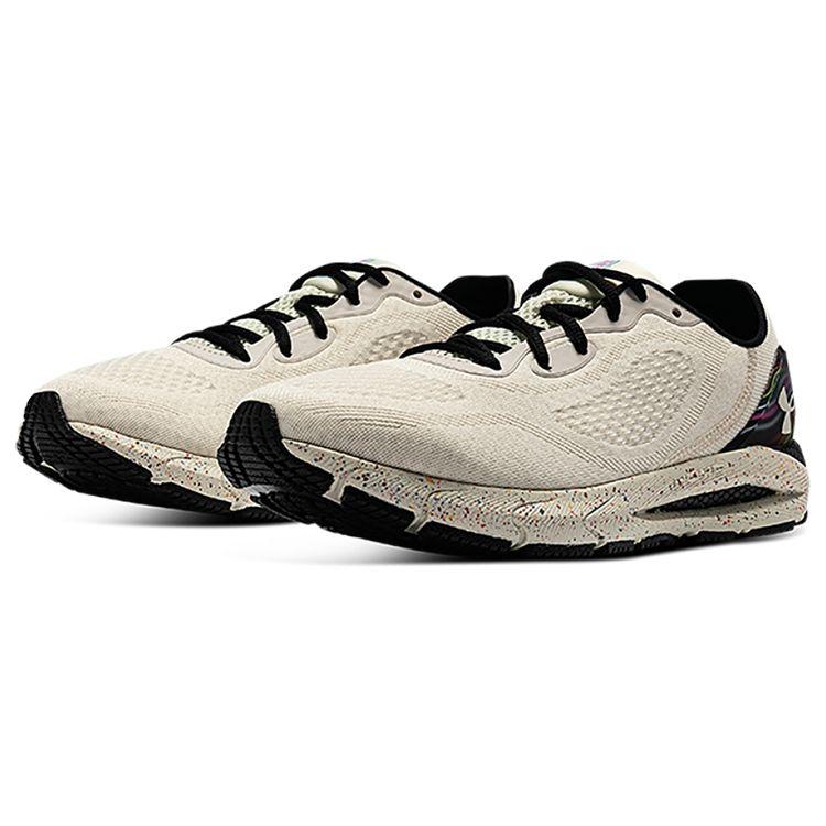 Under Armour HOVR Sonic 5 Pride CN Comfortable Fabric Low-Top Running Shoes Unisex sneaker Lime-White 3025670-100