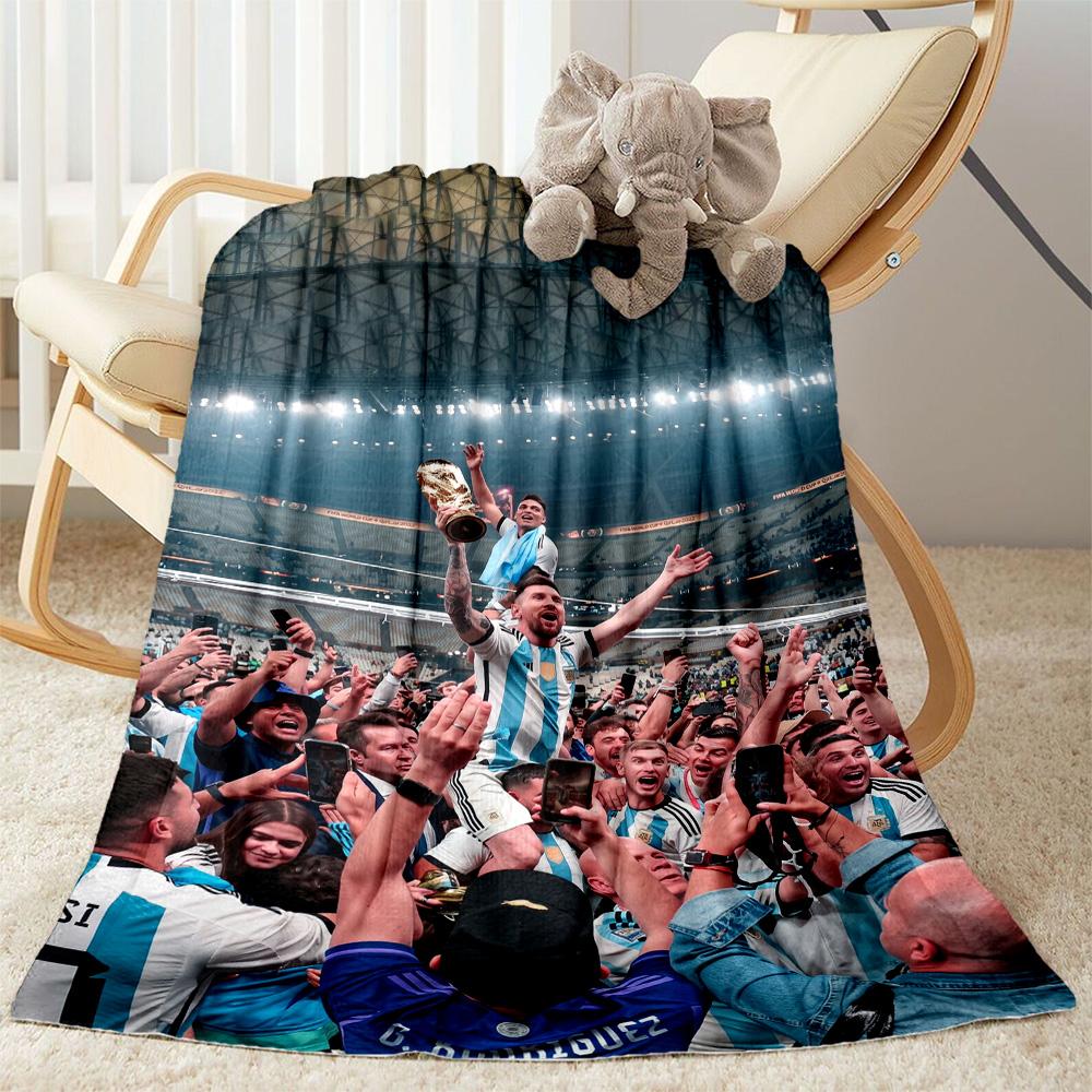 Messi 301 Blanket Comfortable Suitable for Bed Sofa Office Chair Four Seasons Universal Modern Birthday Christmas Gift Blanket