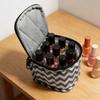 Portable 9 Compartments Essential Oil Bag 15ML Capacity with Handle Nail Polish Storage Bag Shockproof Essential Oils Organizer