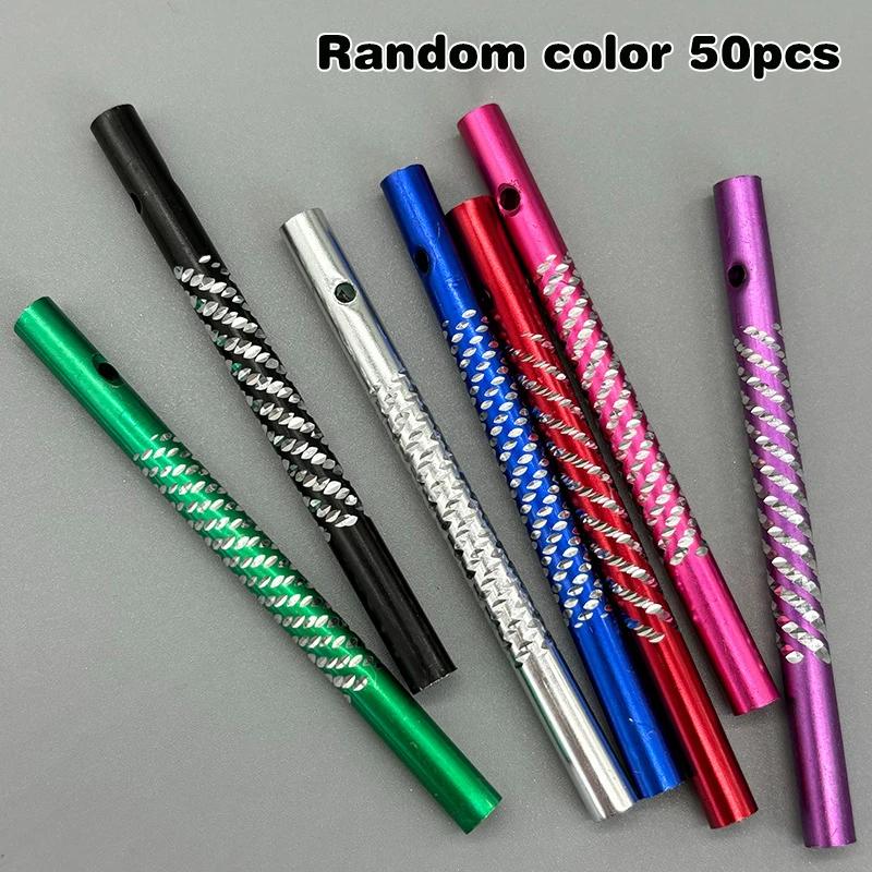 *50 Stück Aluminiumrohre DIY Windspiel Material Bunte Aluminiumrohre Für Innen Außen Dekoration & Basteln Vielseitige Verschiedene Farben