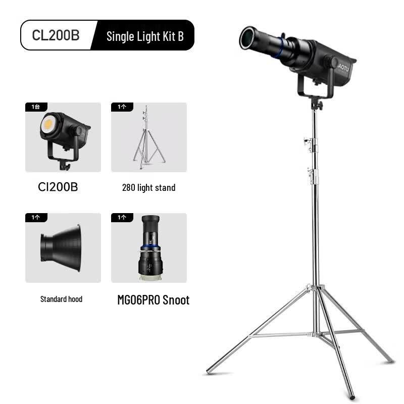 CL200B 200W Bi-color LED Studio Fill Light