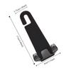 2 Pcs Headrest Hanger Metal Hook Storage Storage Hanger Universal Car Seat Headrest Hook  Rear Seat