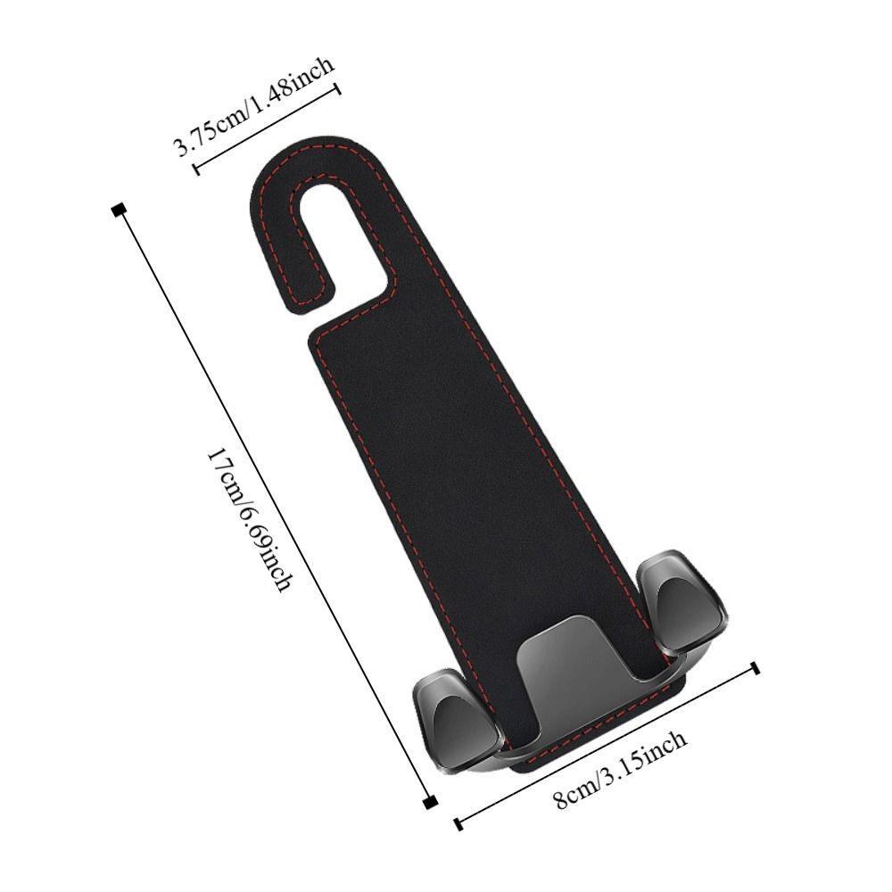 2 Pcs Headrest Hanger Metal Hook Storage Storage Hanger Universal Car Seat Headrest Hook  Rear Seat