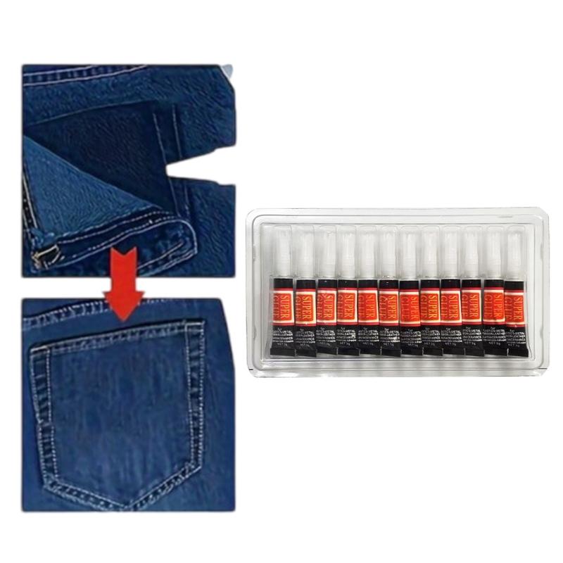 12 Pcs Strong Adhesive Repair Glues Handmade Model Glues Super Glues Quick Drying Glues for Plastic Glass