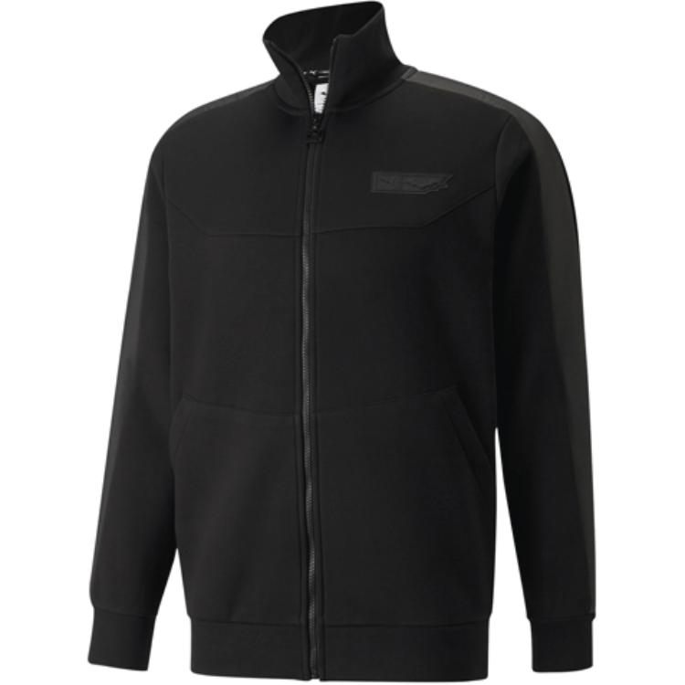 Puma X Batman Stand Collar Slim Fit Long Sleeve Jacket Men Jackets Black 534721-01