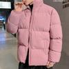 Winter Baumwollkleidung Herren Trendmarke Gutaussehend Stehkragen Jacke Trendige Samt Baumwollkleidung Verdickt Kurze Brot Kleidung