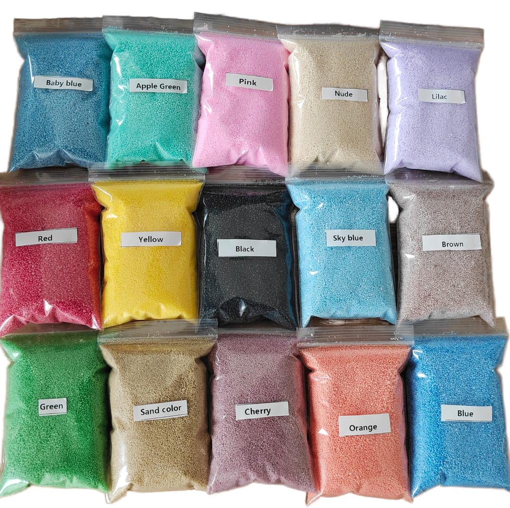 Natural Pearl Wax Sand DIY Art Set Handmade Organic Glass Jar Classical Continuous Burning Unscented Candles Wedding Candle