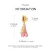 Copper Delicate Exquisite Pink-Gold Ballet Flats Charms Pendants Fits Genuine Charms Bracelets Women Do-It-Yourself Jewellery Gifts