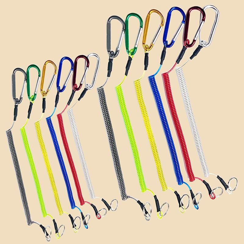 Steel Wire Mountaineering Buckle Anti-Lost Rope Luya Pliers Fishing Gear Rod Rope