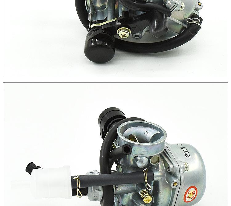 Gebogene Strahl Motorrad Tianhong 90 TH90 Vergaser Manuelle Drosselklappe Kraftstoffsparende Zubehör