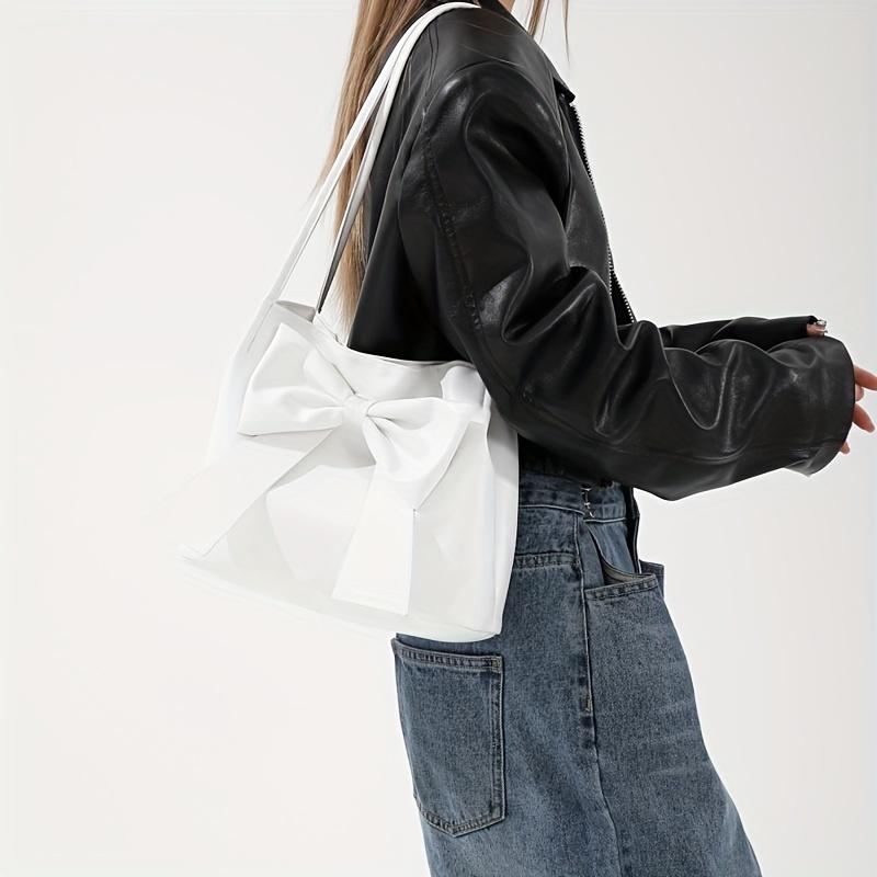 Elegant Bowknot Tote Bag For Women, Sweet Versatile Handbag Shoulder Bag