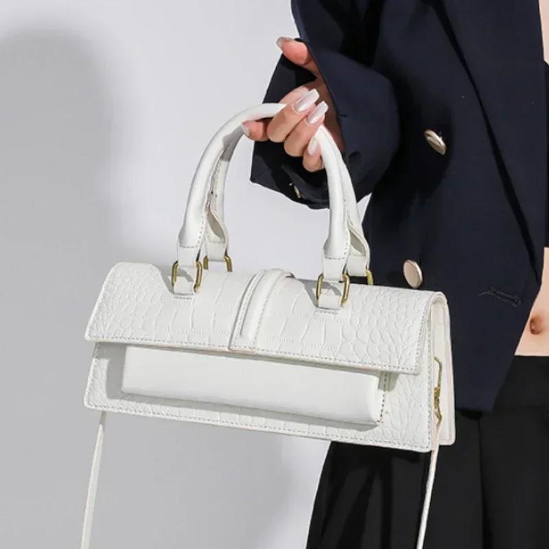 Fashion Ladies Shoulder Bag New Purses And Handbags High Quality Pu Stone Pattern Crossbody Bag For Women Armpit Clutch Bag