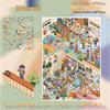 3D Large-Scale Scenery Sticker: DIY Visual Stacking Miniature Scene, No Cutting Needed