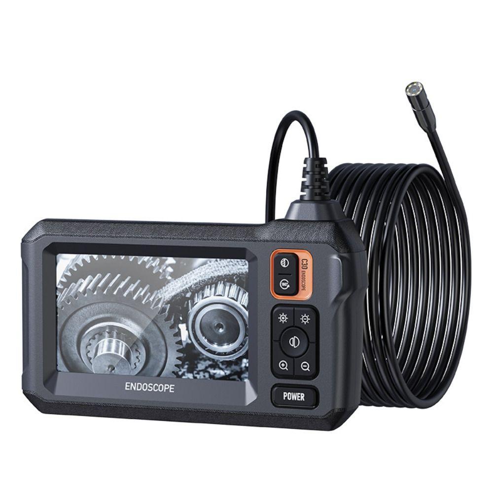 with 8 Adjust LED Lights Inspection Camera IP67 Semi-Rigid Cable Drain Camera Endoscope  Car Repair