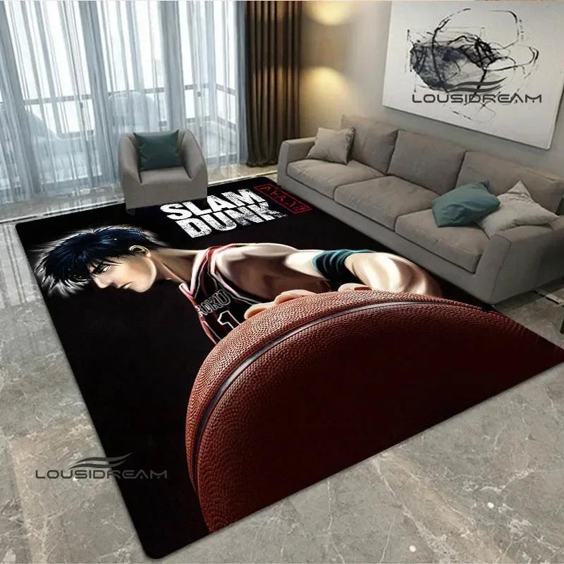 3D Cartoon Slam Dunk printed carpet Non-slip carpet outdoor carpets area rug Home bedroom decor rug for bedroom birthday gift