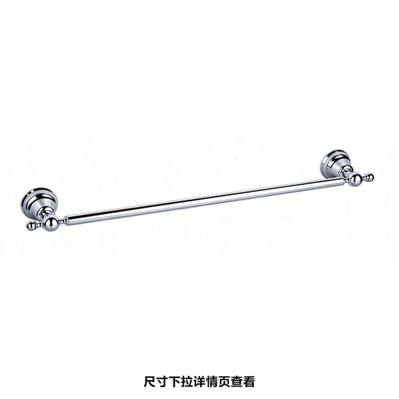 Rustic French Style Towel Rack Wall Mounted Bathroom Organizer Shelf With Electroplated Finish