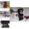 Fnaf Five Nights At Freddy's Plushie Toy Soft Purple Brown Black Bear Xmas Gift