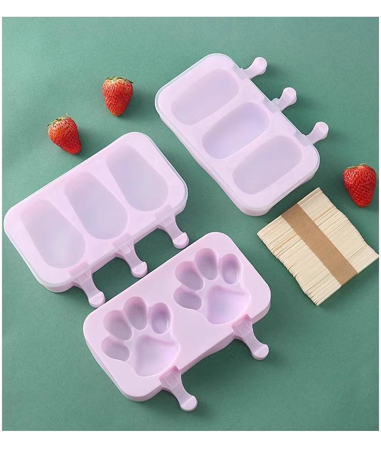 Food-Grade Silicone Popsicle Mold for Homemade Ice Cream