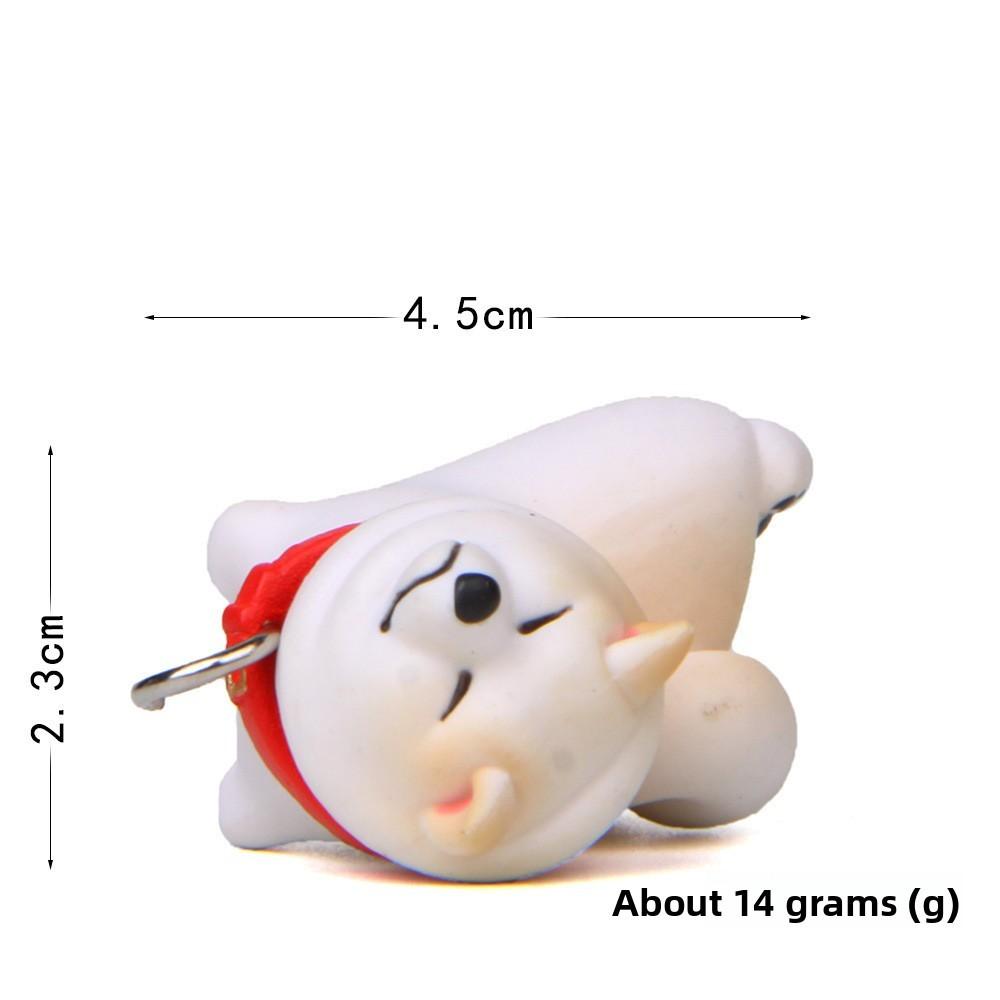 Cute Cartoon Lying Posture Shiba Inu Mini Doll Model