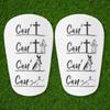 2Pcs Mini Football Shin Pad Wear-resistant Shock Absorbing Leg Protector Soccer Impact-Resistant Shin Guard Thickened Cushioning
