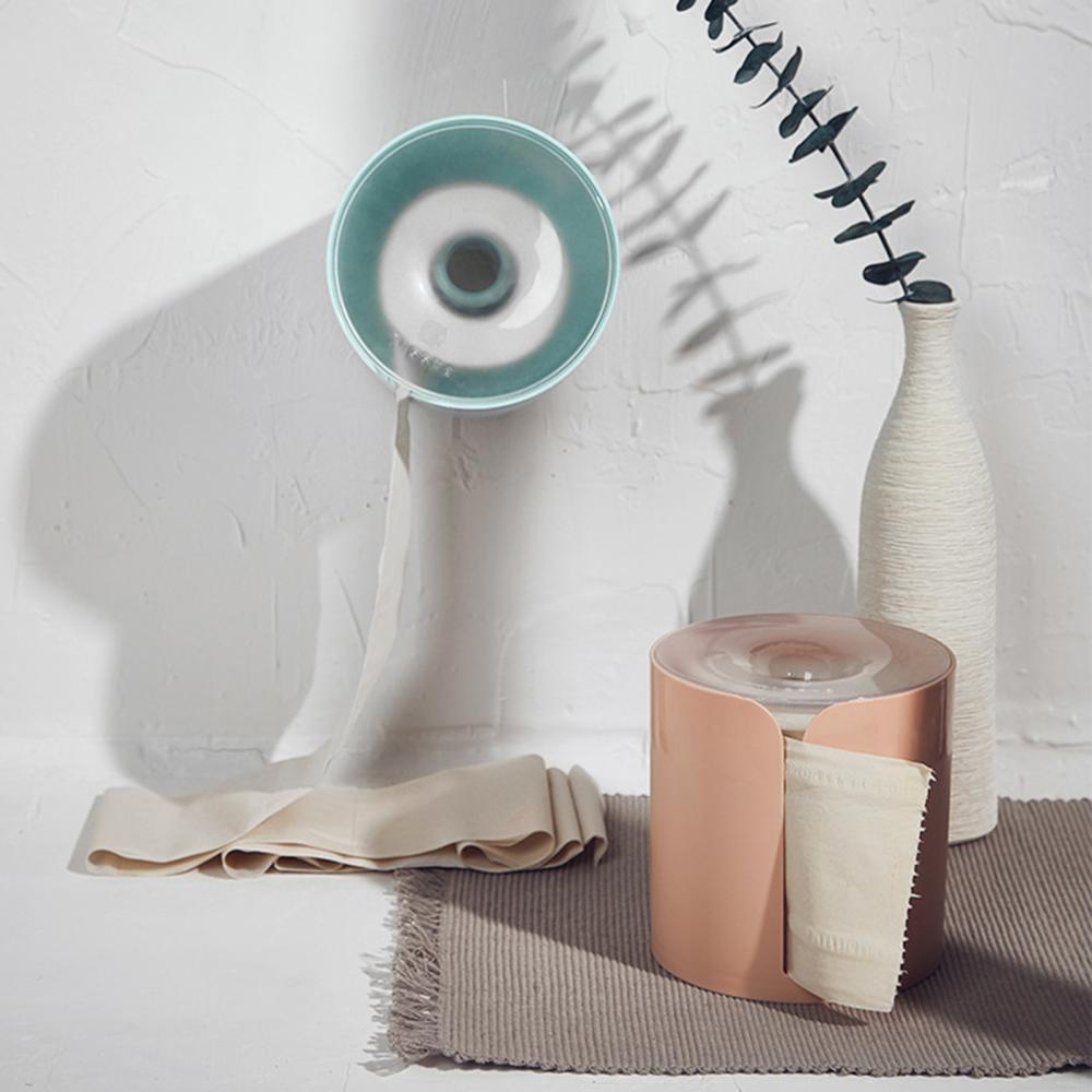 Durable Simple Home Punch-free Roll Paper Holder Traceless Household Tissue Storage Box Toilet Supply Organizer Paper Box