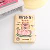Handbook Capybara Notebook 80pages Notepad Memorandum Portable Memo Reminder Paper  School Supplies