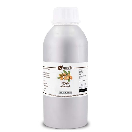 

Naturalis Essence of Nature Pure Cold Pressed Moroccan Argan Oil for Hair, Skin, Anti-Ageing & Face Care - 1000ml 1000ML