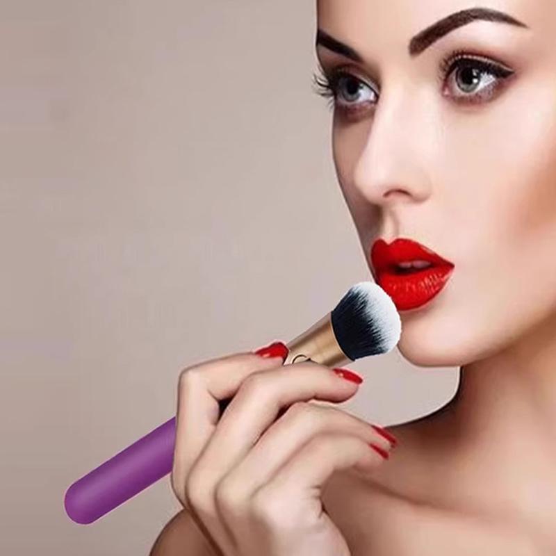 Electric Cosmetic Brush Foundation Blush Loose Powder Brush Beauty Tools Washable Vibration Rechargeable Makeup Brush Tools