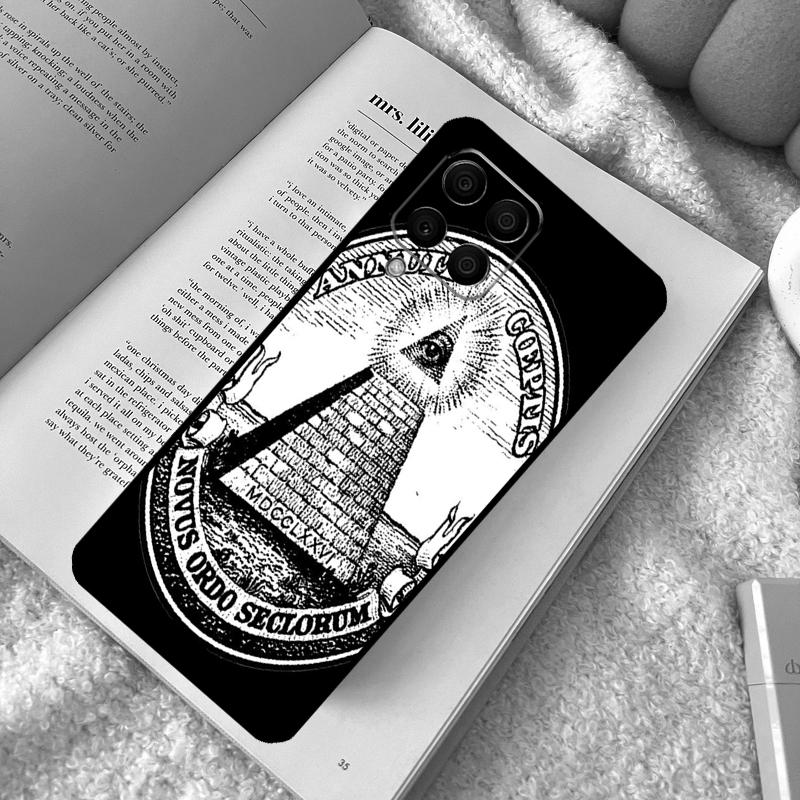 Illuminati Eye Occult Pyramid Case For Samsung Galaxy M11 M12 M13 M14 M15 M06 M16 M36 M56 M31 M53 M32 M52 M35 M55 M34 M54