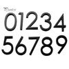 Modern 3D House Numbers Heavy Duty Rust-proof Simple Installation Modern House Address Numbers for Outside Home Front Door