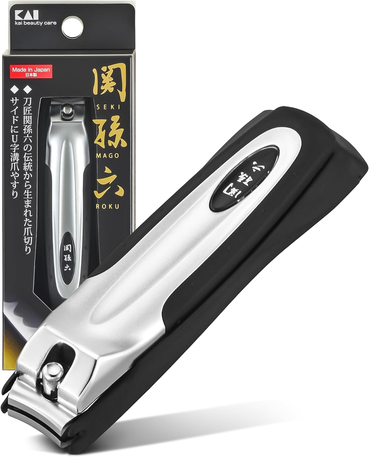 

Kai Seki Magoroku Nail Clippers Type 101 M Curved Made in Japan Blade,