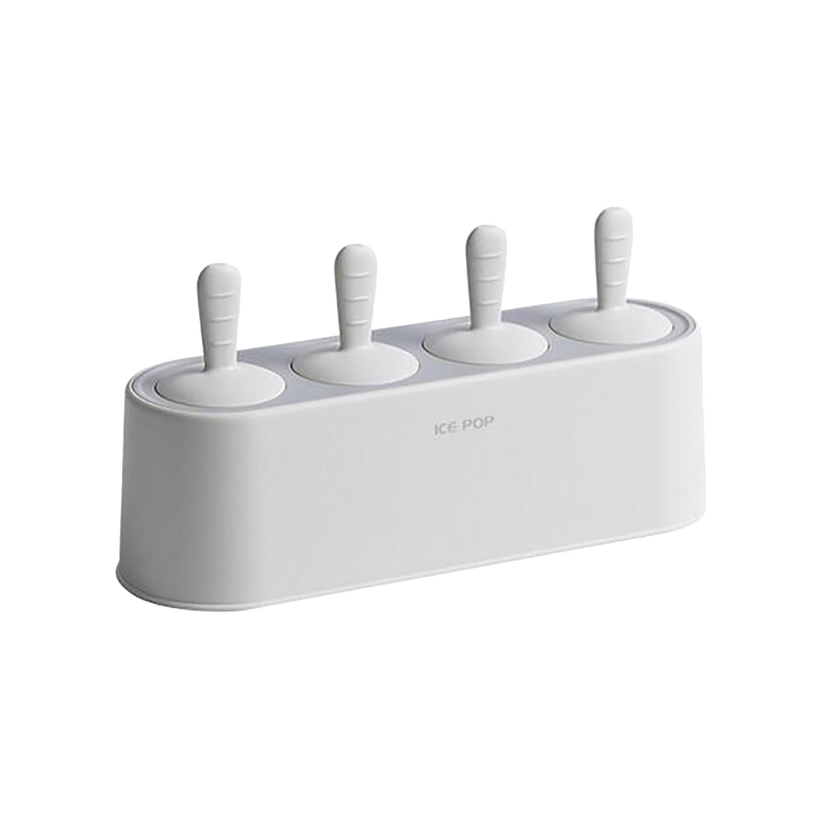 Summer Jieshu Ice Box Silicone Popsicle Box Creative DIY Ice   Box белый