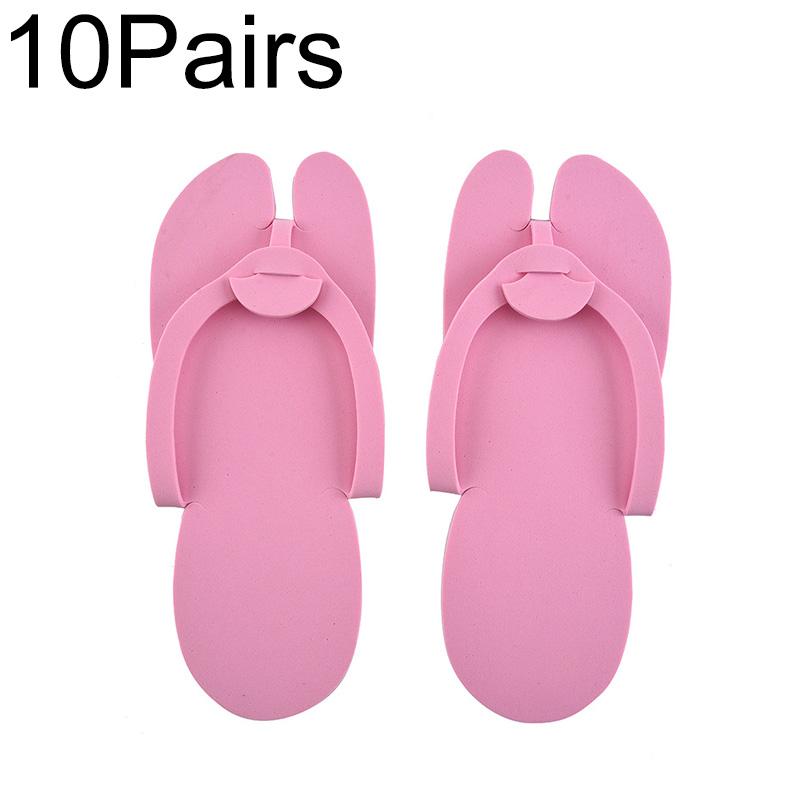 

10 пар/упаковка гостиничных принадлежностей для купания спа-педикюр пляжные сандалии для душа EVA Beauty одноразовые тапочки обувь из пены 29.3x11x0.3cm зелёный