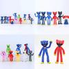 Niet-giftige Poppy Playtime Figuren Huggy Wuggy Model Display Speelgoed Topper Kinder Cadeau 6/8 stuks Set