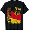 Vintage Distressed GerUnisexy Eagle Flag TShirt 100 Cotton ONeck Short Sleeve Summer Casual Unisexs Tshirt Streetwear