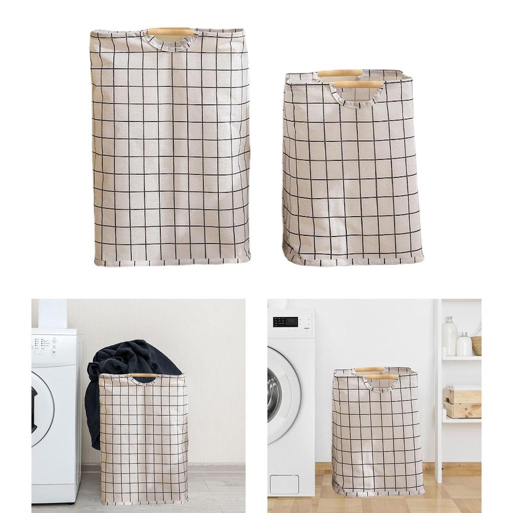 Clothes Storage Basket Freestanding Laundry Bin Multifunction Folding Washing