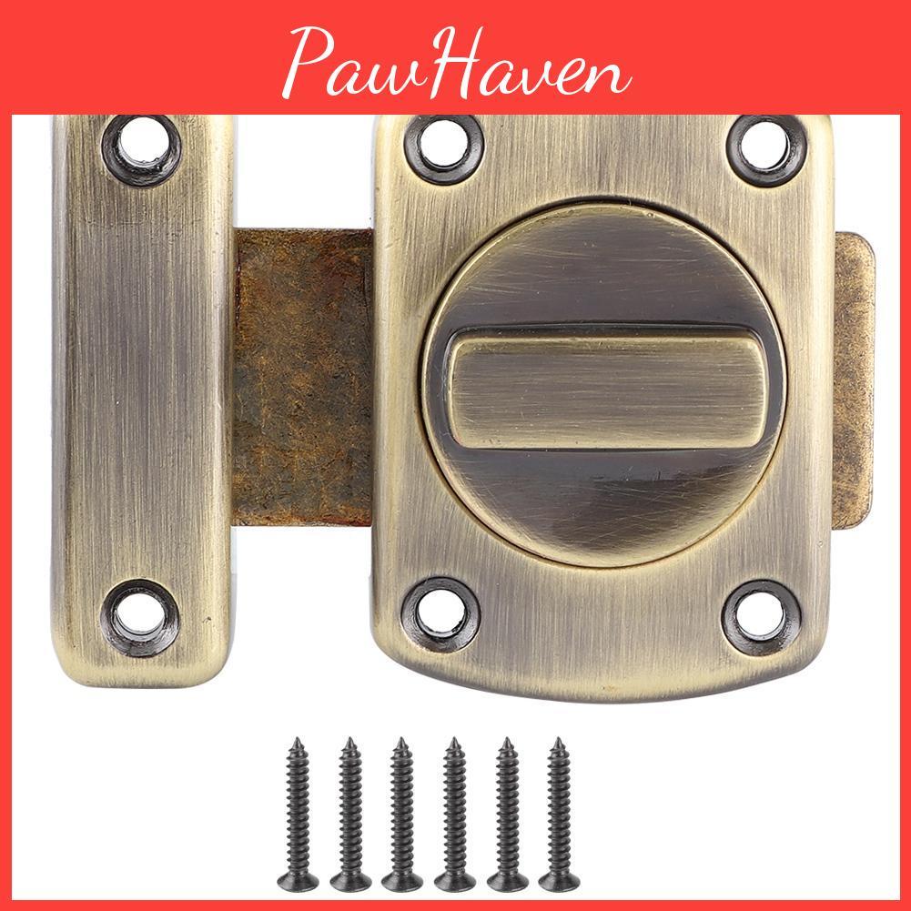 Sliding Alloy Zinc Door Lock Latch Bolt Buckle For Cabinet Closet Cupboard Accessorybolt Lock L