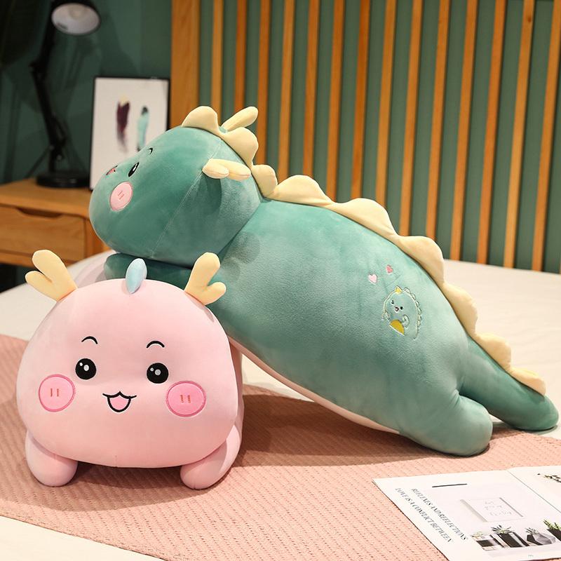 Cartoon Dinosaur Extended Stuffed Filling Animal Plush Toy Dragon Pillow Birth Date Present Designed For Girlfriends