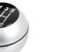 BMW E39 E46 E53 E60 E61 E81 E82 E83 E85 E87 E90 E91 E92 E93 gear shift knob SILVER+CHROME 6 SPEED