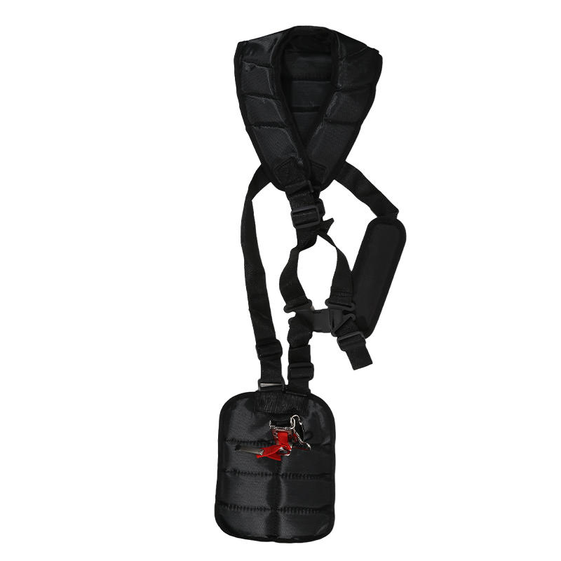 

Double Shoulder Strimmer Harness Strap For Lawn Mower Grass Strimmer Brush Cutter Garden Power Pruner Adjusted Oxford Belt чёрный