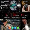 New Military Sports Smart Watch Men 100+ Sports Outdoor Fitness Compass Heart rate BT Call Waterproof Smartwatch For iOS Android